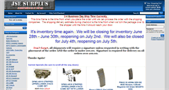 Desktop Screenshot of jsesurplus.com